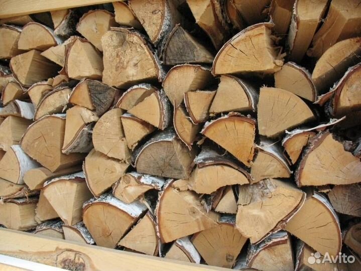 Дрова из березы колотые