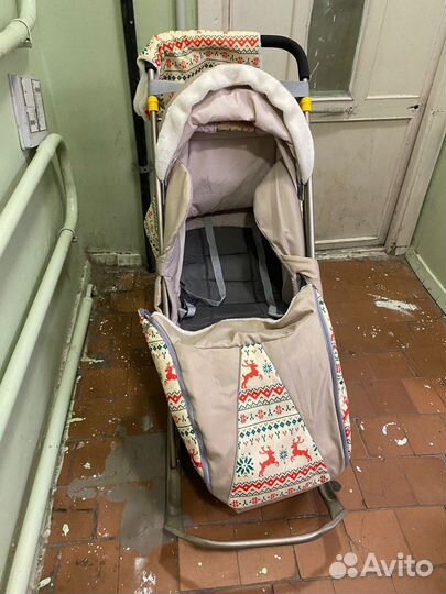 Коляска санки