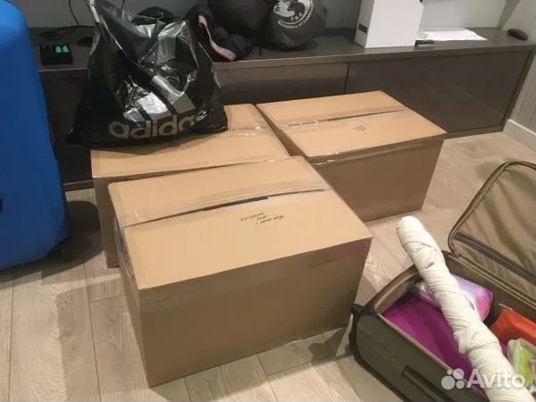 Три коробки вещей