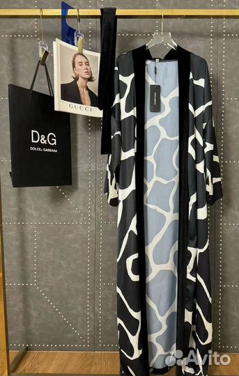 Платье халат D&G