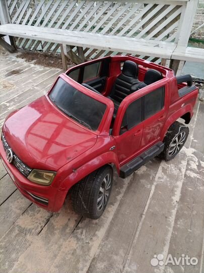 Детский электромобиль двухместный бу