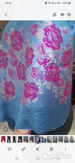 Платок шаль шерсть