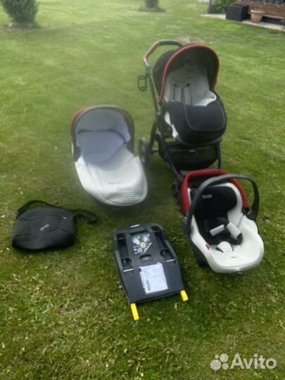 Коляска 3 в 1peg perego book plus fiat 500