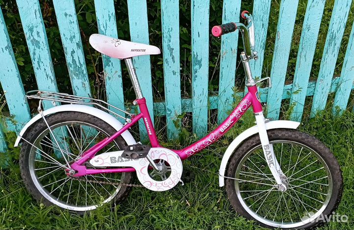 Детский велосипед бу 18 для девочки