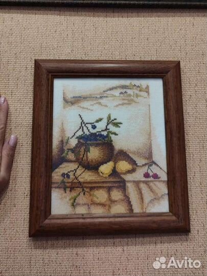 Картина вышитая крестом