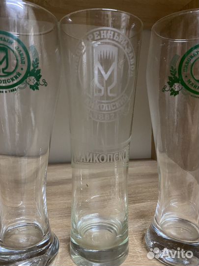 Пивные бокалы новые