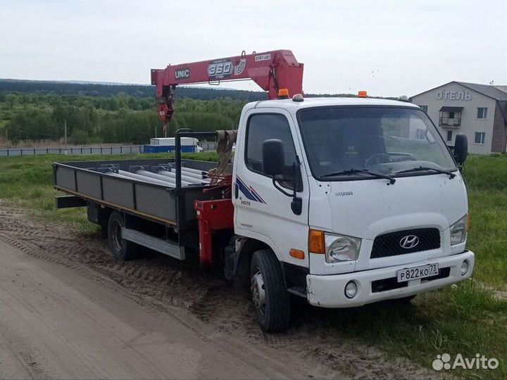 Аренда и услуги манипулятора, стрела 3 т, 8 м, борт 4.5 т, 5 м