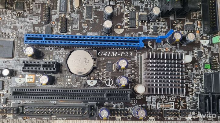 Материнская плата с процессором 775