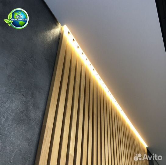 Декоративная перегородка из дерева