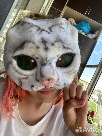 Маска для квадробики папье маше