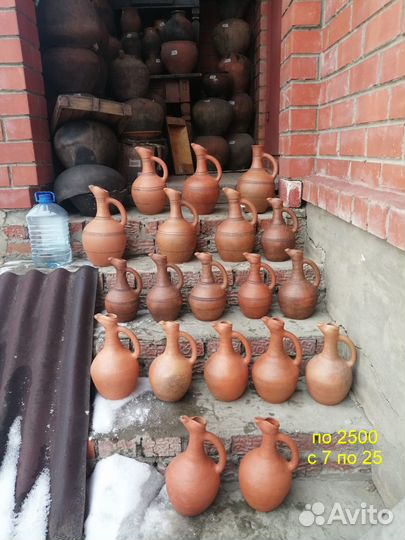 Кувшин глиняный, квеври