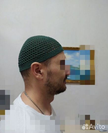 Тюбетейка/летняя шапочка мужская р-р 54-56