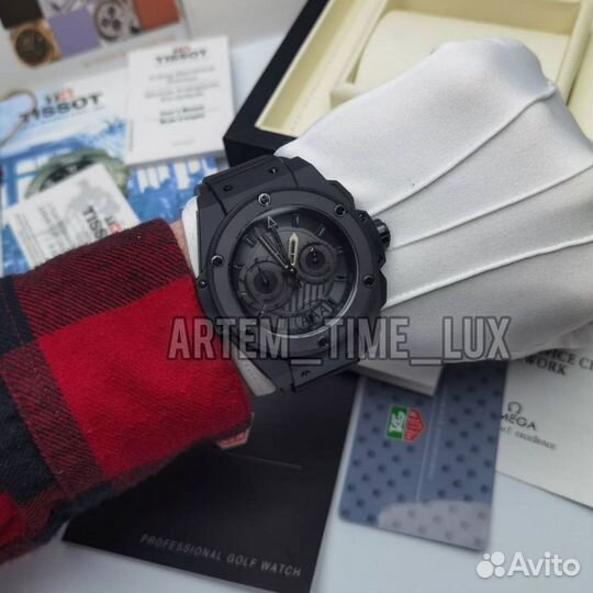 Брутальные мужские часы Hublot King power