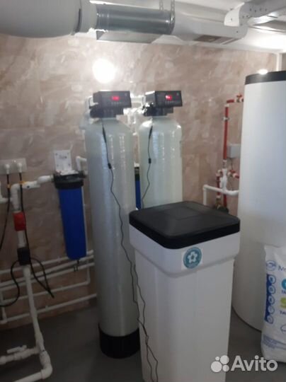 Система водоочистки. Умягчение воды. Монтаж