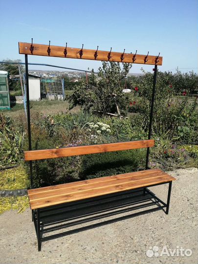 Скамья-вешалка односторонняя