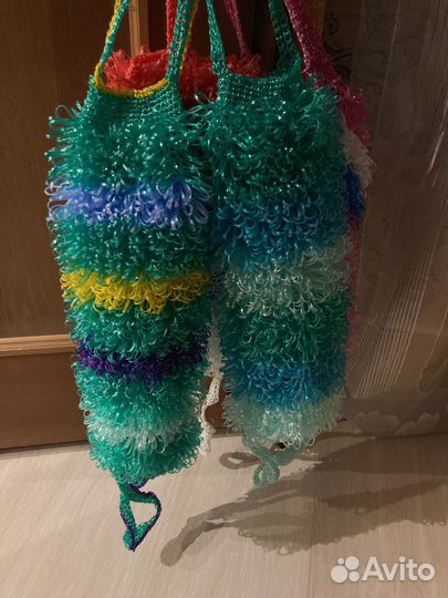 Мочалка ручной работы