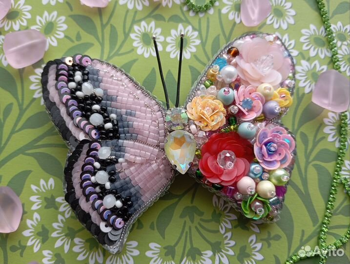 Брошь ручной работы