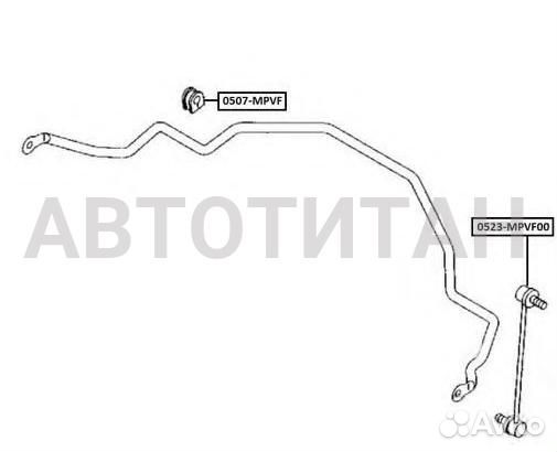 Тяга стабилизатора передняя