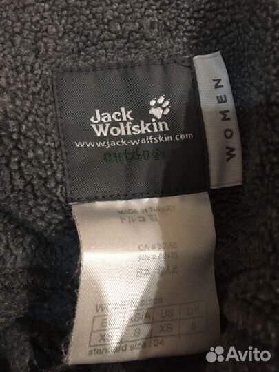 Флисовая кофта jack wolfskin