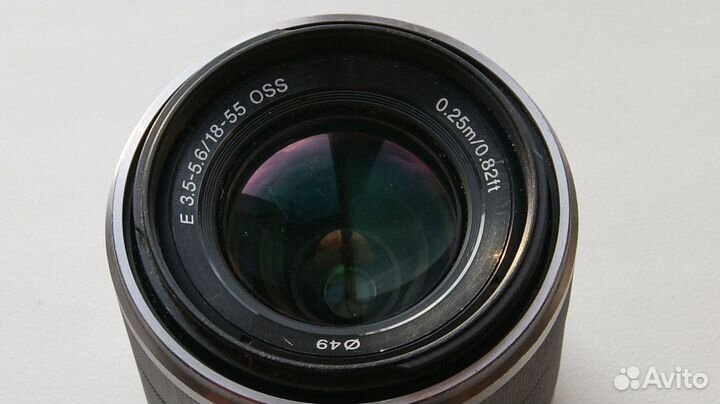 Объектив Sony 18-55 (SEL 1855) без стабилизации