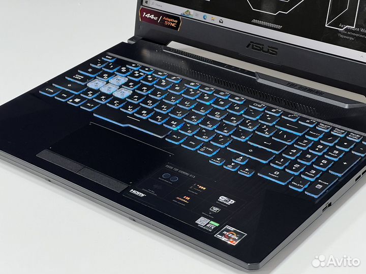 Игровой Asus Tuf 144Hz Ryzen 7 4800H RTX3050