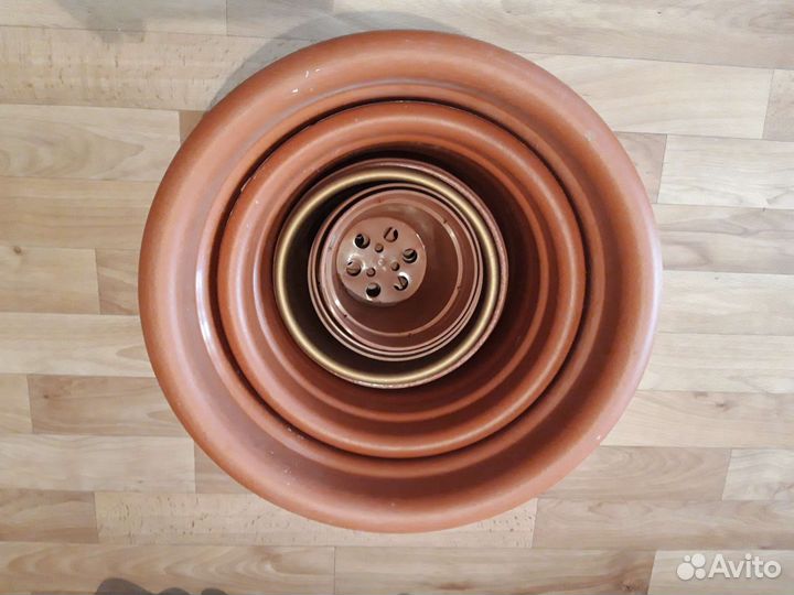 Горшки для цветов, пластиковые