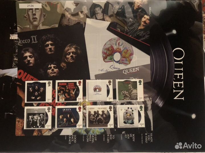 Queen / Квин коллекционные марки UK