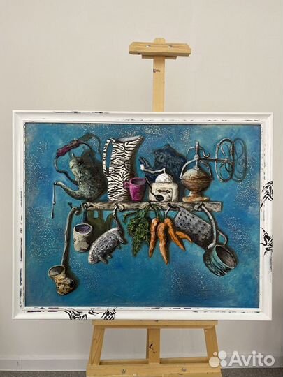 Фактурная картина для кухни, столовой