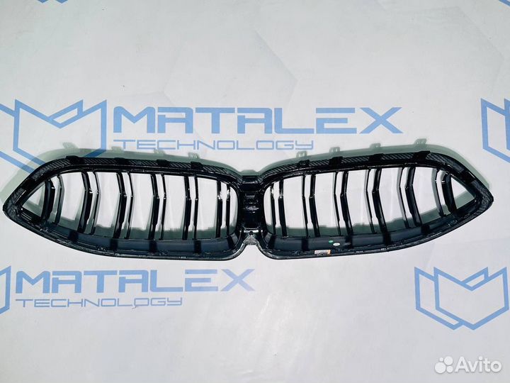 Решетка BMW G14 G15 G16 рестайлинг кованый карбон