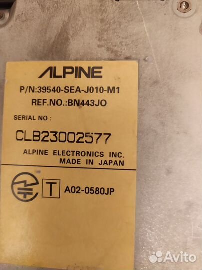 Блок навигации Honda Accord 7 2004 39540seaj010M1