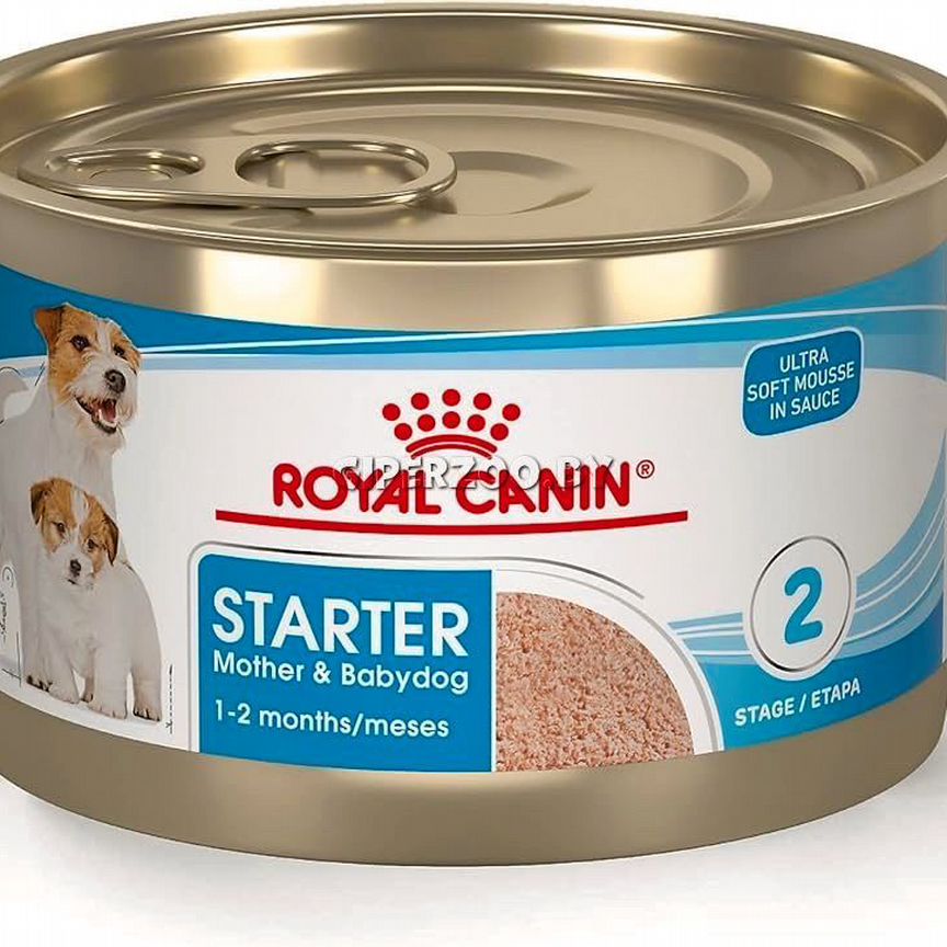 Royal canin консервы для щенков Starter Mousse