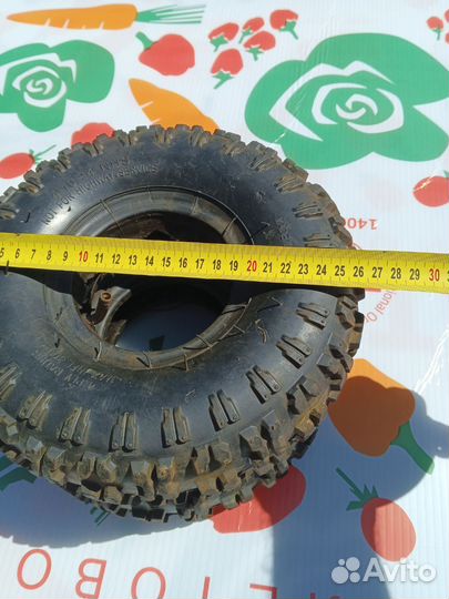 Шины 4.10-4 две шт. с камерой