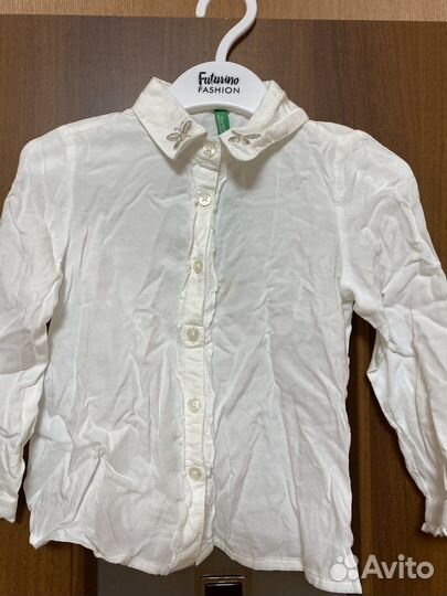 Брюки фирменные с белой рубашкой Новые с бирками