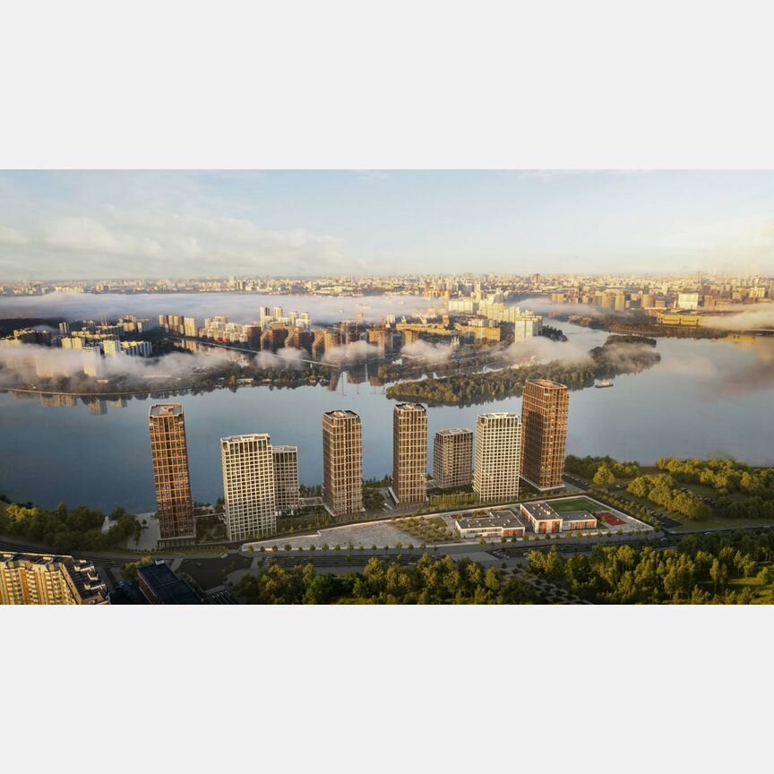 2-к. квартира, 75,3 м², 2/15 эт.