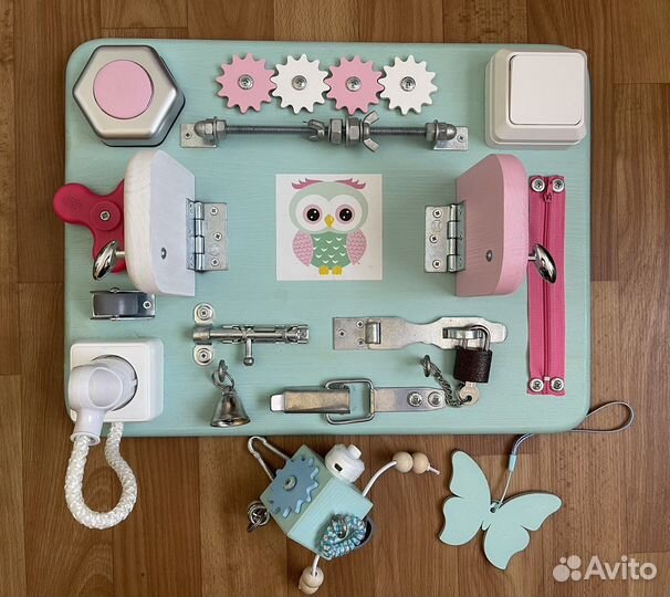 Бизиборд доска с замочками