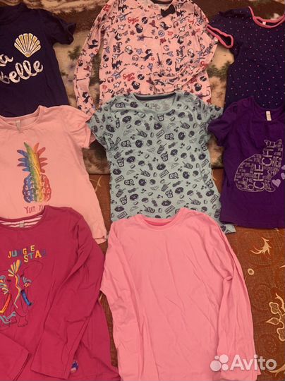 Пакет одежды на девочку 122-128-134