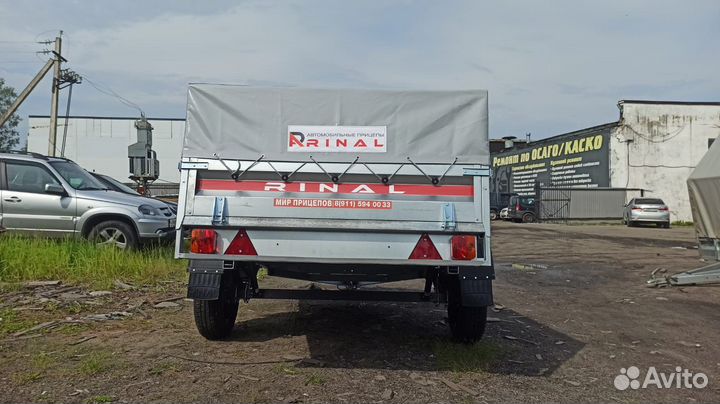 Прицеп 1.5х1.25 тент 0.6 rinal 253