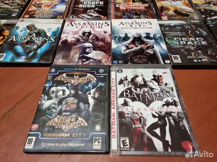 Много игр для пк на DVD не лицензия