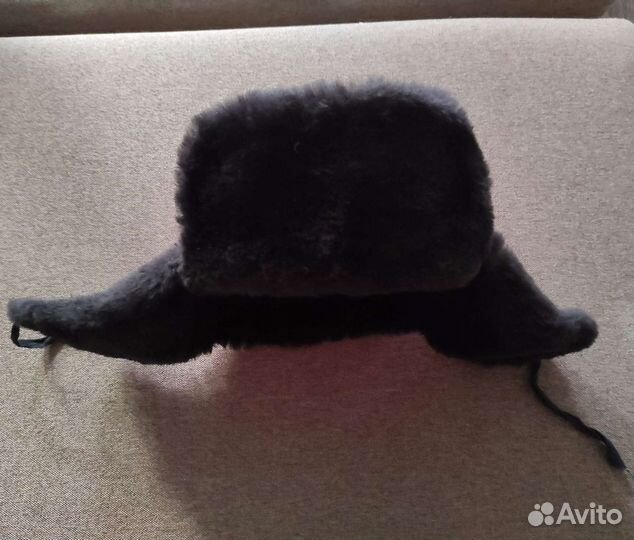 Шапка ушанка зимняя, р.56-58