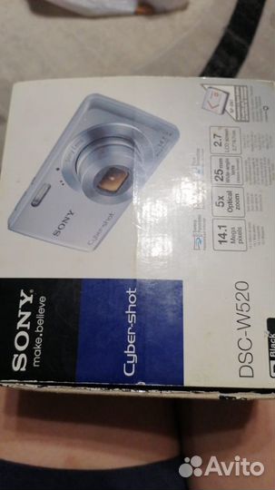 Компактный фотоаппарат sony W520