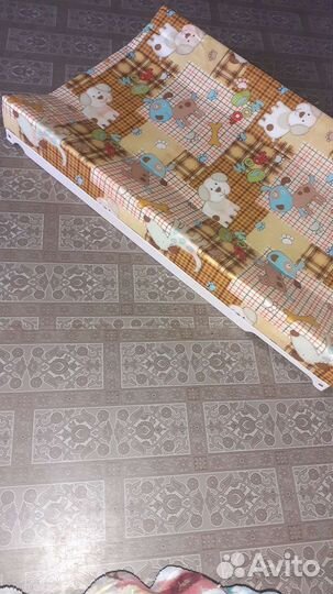 Доска для пеленания на кроватку