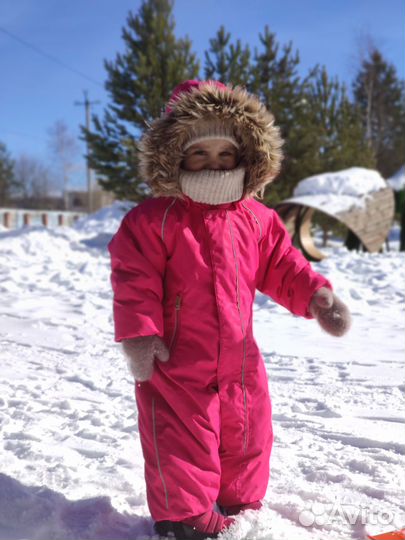 Зимний комбинезон для девочки Reima 86, 3 снежинки