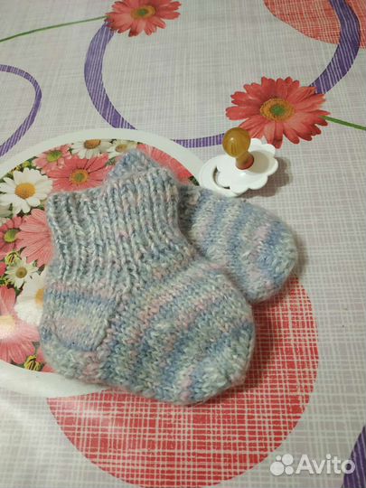 Шерстяные носки детские 12-13 см