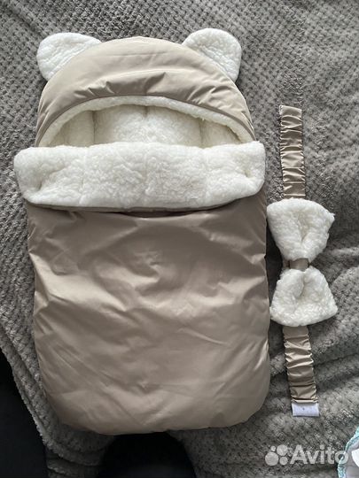 Конверт на выписку зимний на овчине