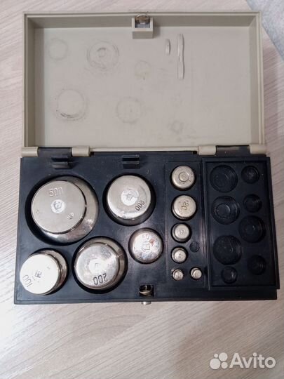 Набор гирь для весов СССР