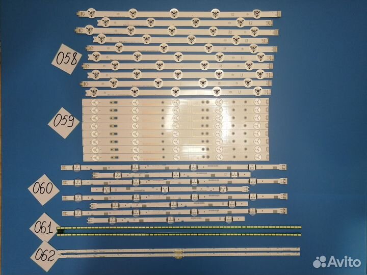Светодиодные полоски для телевизора арт.058-062