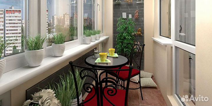 Остекление балконов и лоджий/ Пластиковые окна