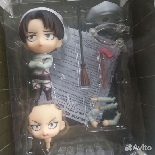 Аниме фигурки нендороид Леви Атака Титанов