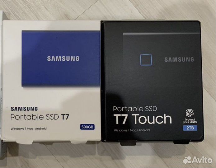 Портативный SSD Samsung T7 и T7 Touch