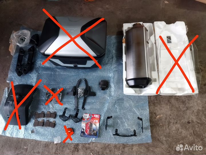 Для KTM 1190 продаются комплектно
